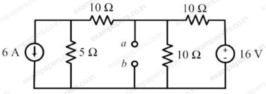 Diagram for Electrical Engineering question 41