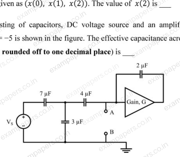 Diagram for Instrumentation Engineering question 49